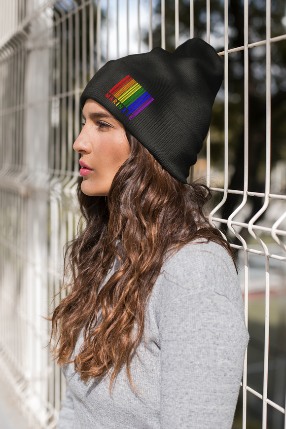 Pride Marinate Bar-Code Beanie