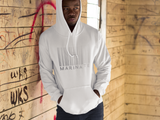 Classic Uni-Sex Marinate *Bold* Metal Logo Bar Code Hoodie