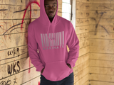 Classic Uni-Sex Marinate *Pastels* Metal Logo Bar Code Hoodie