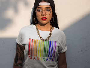 Pride Classic Uni-Sex Marinate Bar Code T Shirt