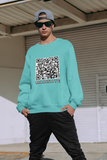 QR Code Logo Uni-Sex Sweatshirt