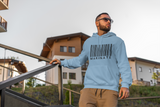 Classic Uni-Sex Marinate *Pastels* Black Logo Bar Code Hoodie